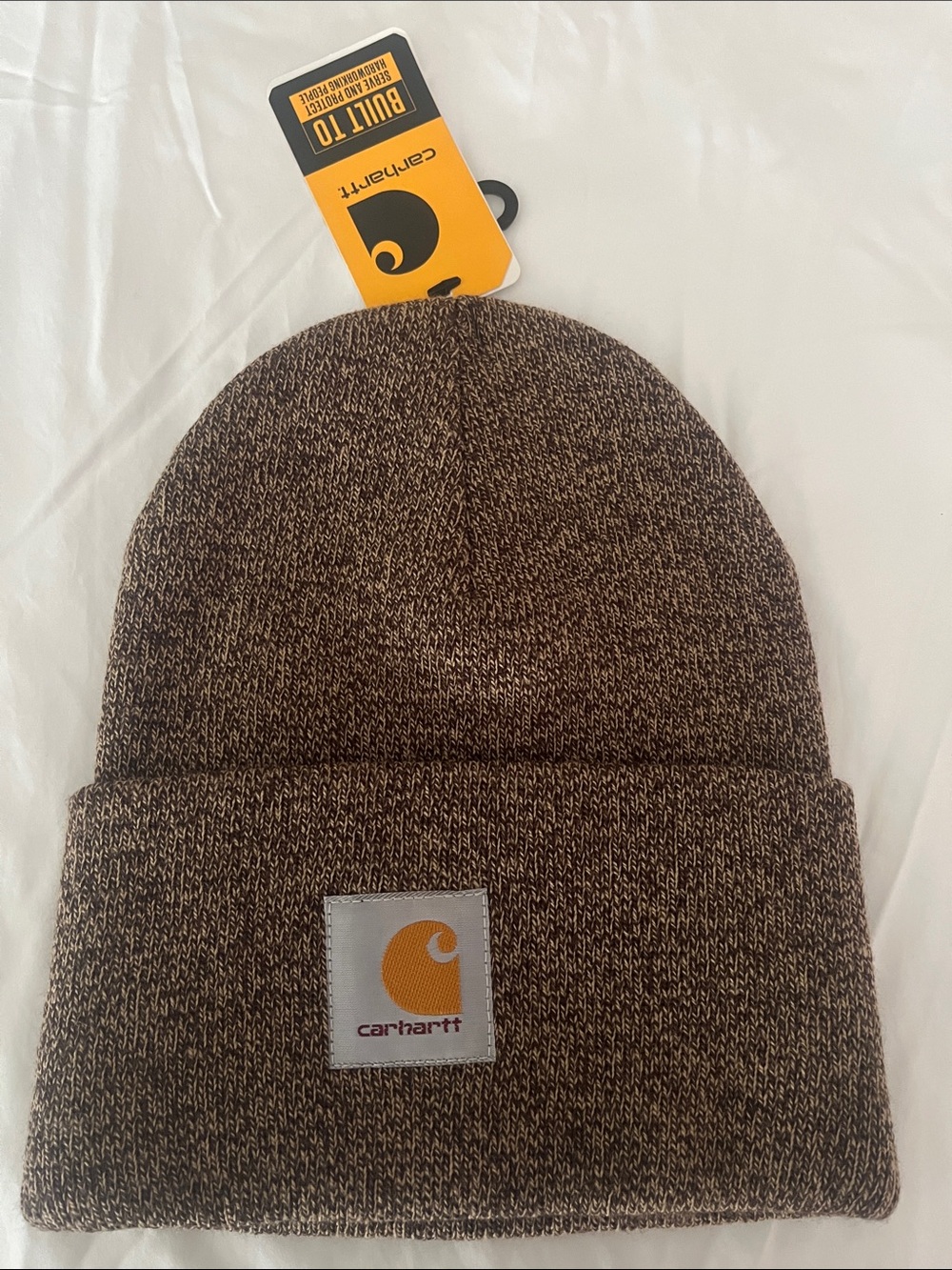 Carhartt Brown Marled Cuffed Beanie